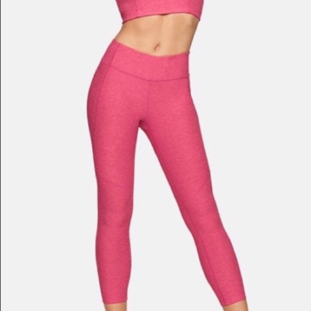Outdoor Voices Flamingo Pink 3/4 Warmup Legging
